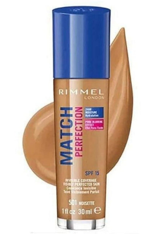 Buy Rimmel London Match Perfection Foundation - 501 Noisette in Pakistan