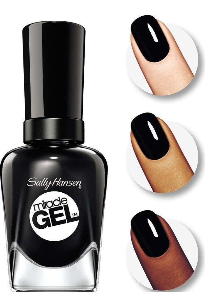 Buy Sally Hansen Miracle Gel Nail Polish - Black O 460 in Pakistan