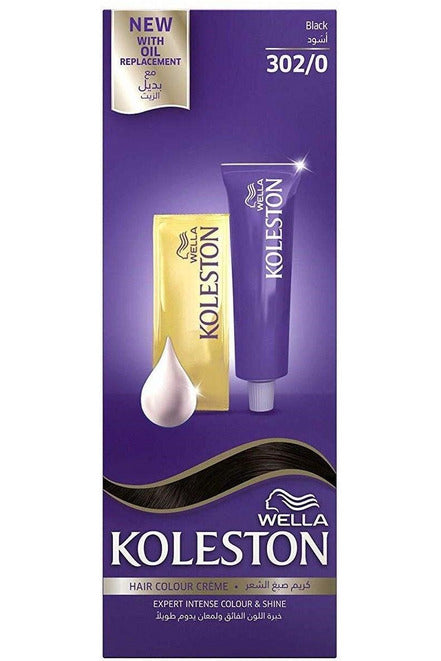 Buy Wella Koleston Semi Kits 302/0 Black AP DEM in Pakistan