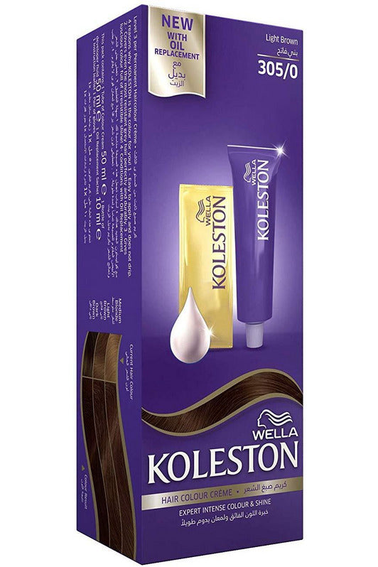 Buy Wella Koleston Semi Kits 305/0 Light Brown AP DEM in Pakistan