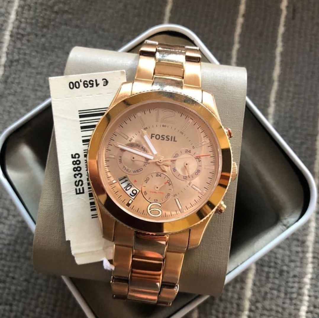 Buy Quartz Stainless Steel Rose Gold Dial 40Mm Watch For Women in Pakistan