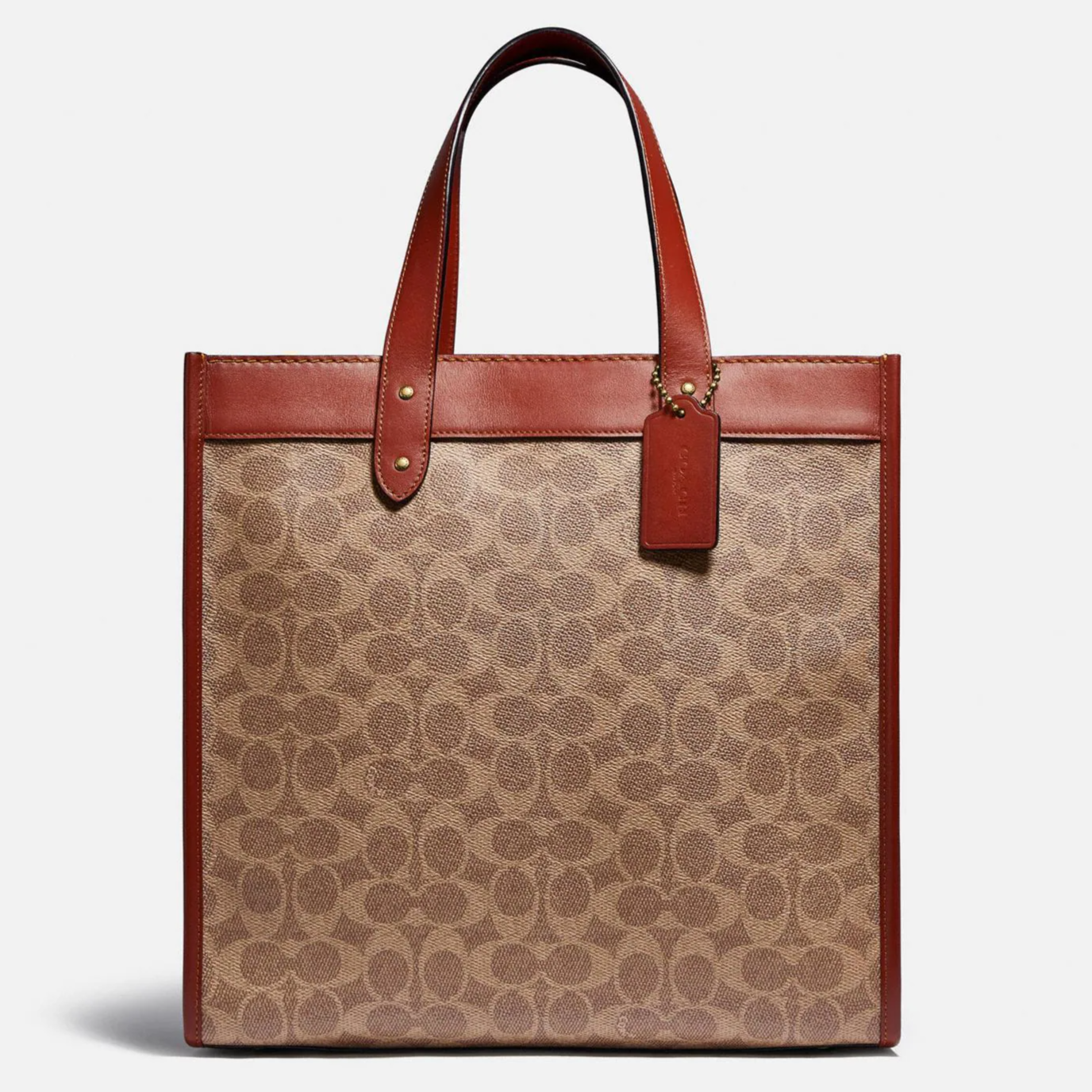 Buy Coach Field Tote In Signature Canvas With Horse And Carriage Print Bag Large in Pakistan