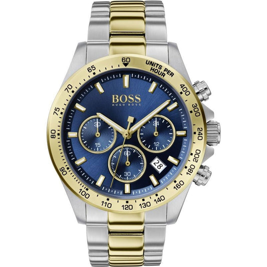 Buy Hugo Boss Mens Analogue Quartz Hero Two Tone Stainless Steel Strap 45mm Watch - 1513767 in Pakistan