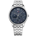 Buy Tommy Hilfiger Mens Chronograph Quartz Stainless Steel Blue Dial 44mm Watch - 1791416 in Pakistan