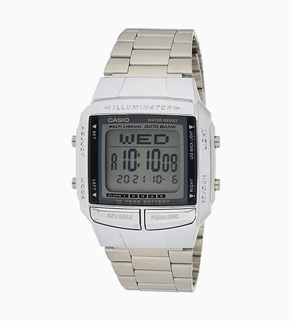 Buy Casio Data Bank Silver Digital Telememo Youth Watch  for men- DB-360-1A in Pakistan