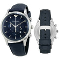 Buy Emporio Armani Men’s Chronograph Quartz Leather Strap Blue Dial 43mm Watch - AR11018 in Pakistan