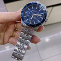 Buy Michael Kors Mens Cunninghum Multifunction Stainless Steel Blue Dial 44mm Watch - Mk7153 in Pakistan