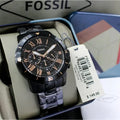 Buy Fossil Men's Chronograph Quartz Black Stainless Steel Black Dial 44mm Watch FS5374 in Pakistan