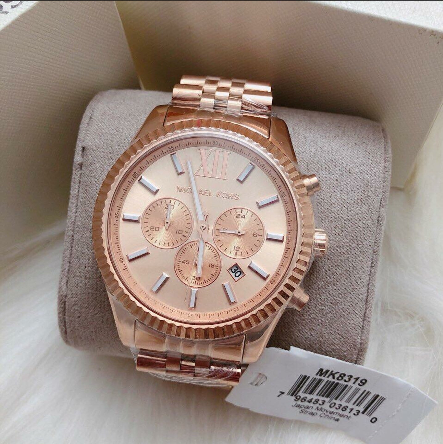 Buy Michael Kors Mens Quartz Stainless Steel Rose Gold Dial 45mm Watch - Mk8319 in Pakistan