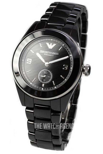 Buy Emporio Armani Women’s Quartz Stainless Steel Black Dial 39mm Watch 1422 in Pakistan