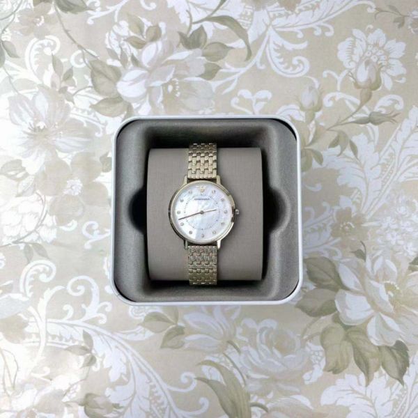 Buy Emporio Armani Women’s Analog Stainless Steel Mother of Pearl Dial 32mm Watch - AR11007 in Pakistan