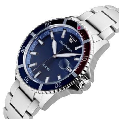 Buy Emporio Armani Mens Quartz Stainless Steel Blue Dial 42mm Watch - Ar11339 in Pakistan