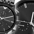 Buy Emporio Armani Mens Chronograph Quartz Stainless Steel Black Dial 38mm Watch - Ar1934 in Pakistan