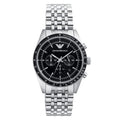 Buy Emporio Armani Mens Chronograph Quartz Stainless Steel Black Dial 46mm Watch - Ar5988 in Pakistan