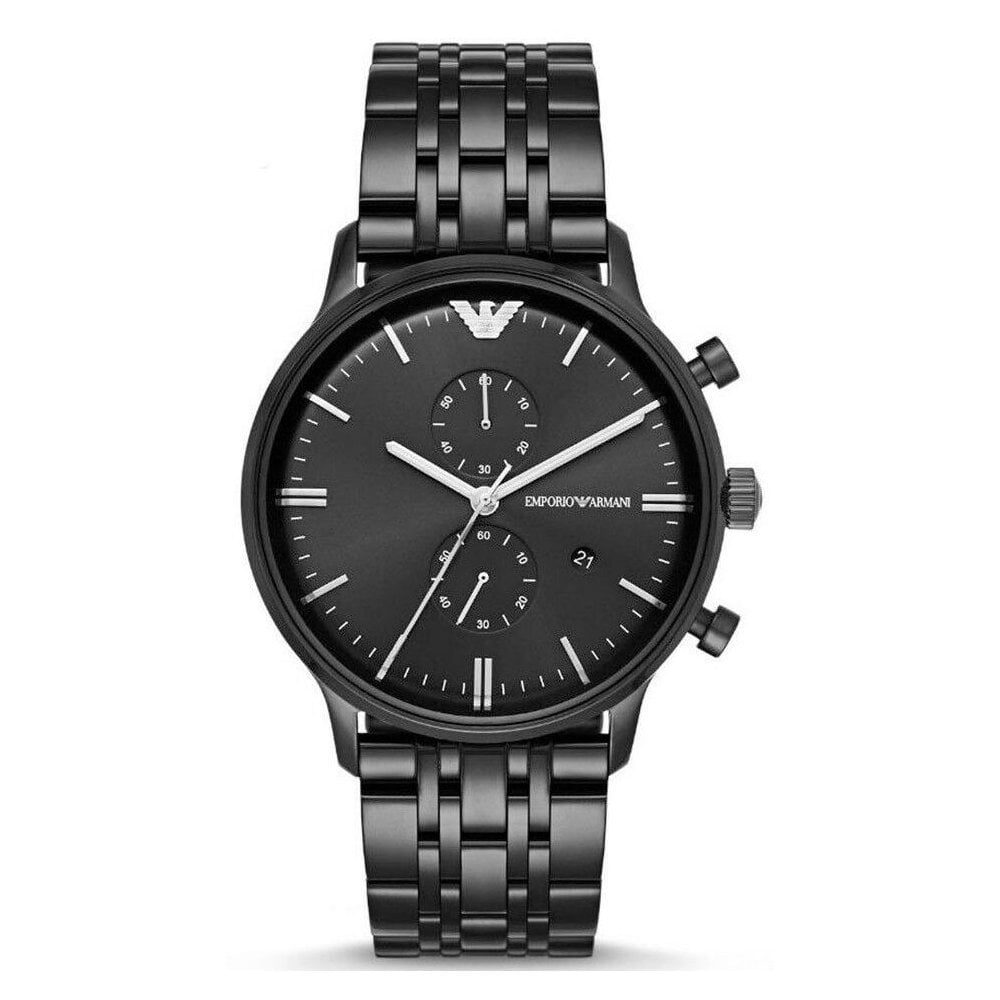 Buy Emporio Armani Mens Chronograph Quartz Stainless Steel Black Dial 38mm Watch - Ar1934 in Pakistan