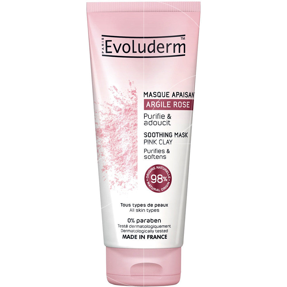 Buy Evoluderm Soothing Face Mask with Pink Clay - 100ml in Pakistan