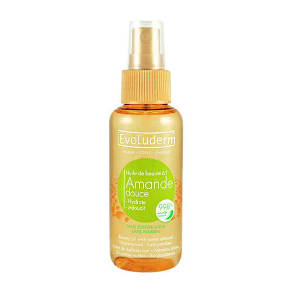 Buy Evoluderm Beauty Oil Sweet Almond - 100ml in Pakistan