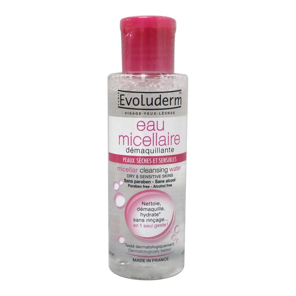 Buy Evoluderm Micellar Cleansing Water Reactive Skins - 100ml in Pakistan