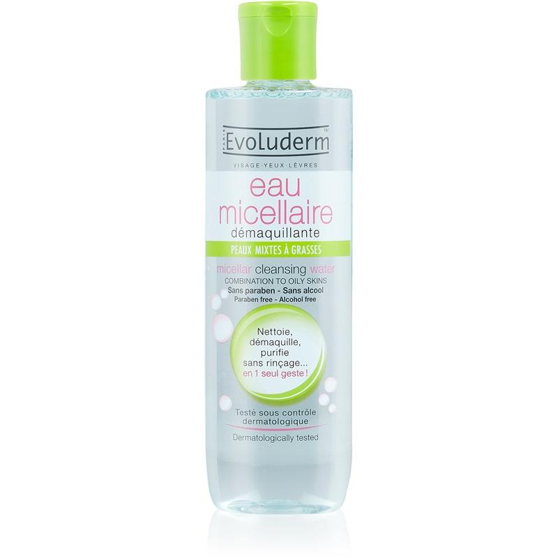 Buy Evoluderm Micellar Cleansing Water Combination to Oily Skins - 250ml in Pakistan