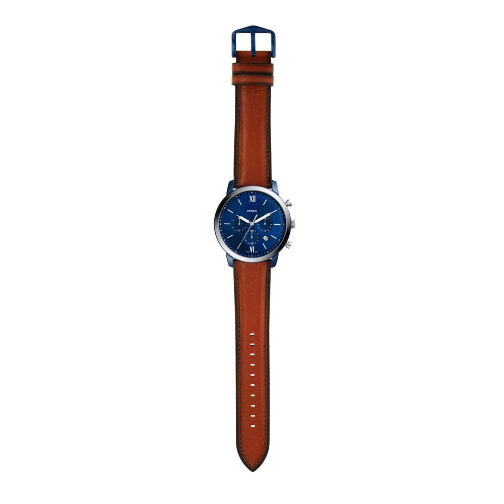 Buy Fossil Men's Quartz Leather Strap Blue Dial 44mm Watch FS5791 in Pakistan