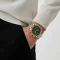 Buy Emporio Armani Mario Mens Quartz Stainless Steel Green Dial 43mm Watch - Ar11454 in Pakistan