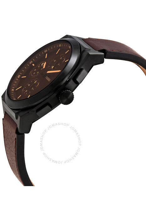 Buy Fossil Men's Quartz Brown Leather Strap Black Dial 42mm Watch FS5798 in Pakistan