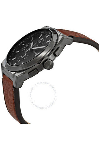 Buy Fossil Men's Chronograph Quartz Brown Leather Strap Grey Dial 42mm Watch FS5799 in Pakistan