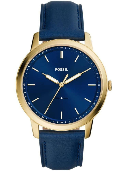 Buy Fossil Mens Quartz The Minimalist Blue Leather Strap Blue Dial 44mm Watch - Fs5789 in Pakistan