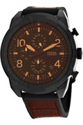 Buy Fossil Men's Chronograph Quartz Leather Strap Brown Dial 50mm Watch FS5713 in Pakistan