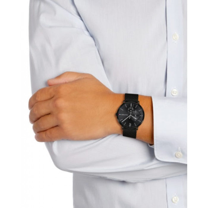 Buy Tommy Hilfiger Quartz Stainless Steel Black Dial 40mm Watch for Men - 1791507 in Pakistan