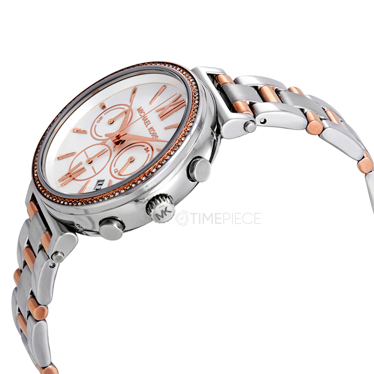 Buy Michael Kors Womens Chronograph Quartz Sofie Stainless Steel White Dial 39mm Watch - Mk6558 in Pakistan