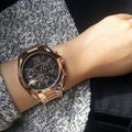 Buy Michael Kors Womens Chronograph Quartz Bradshaw Rose Gold Stainless Steel Black Dial 43mm Watch - Mk5854 in Pakistan