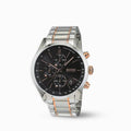 Buy Hugo Boss Mens Chronograph Quartz Grand Prix Stainless Steel Black Dial 44mm Watch - 1513473 in Pakistan