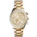 Buy Michal Kors Brinkley Gold-tone Dial Stainless Steel Chronograph Quartz Ladies Watch - Mk6187 in Pakistan