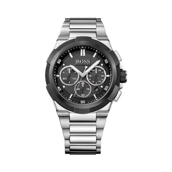 Buy Hugo Boss Quartz Stainless Steel Black Dial 46mm Watch for Men - 1513359 in Pakistan