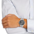 Buy Hugo Boss Mens Analog Oxygen Silver Stainless Steel Grey Dial 42mm Watch - 1513596 in Pakistan