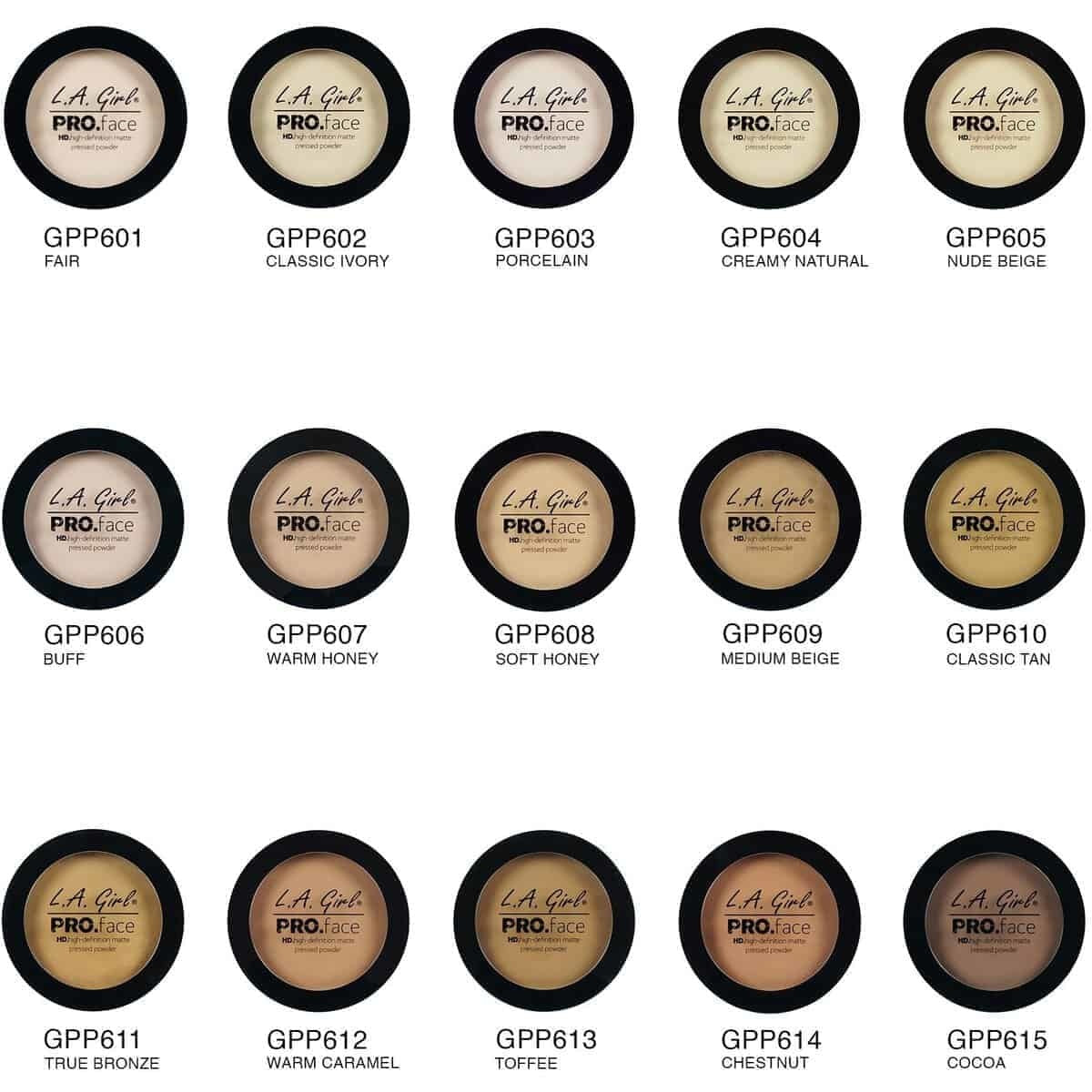 Buy L.A. Girl Cosmetics HD Pro Face Matte Pressed Powder - Buff in Pakistan