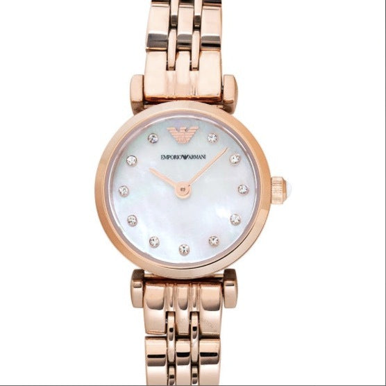 Buy Emporio Armani Womens Analog Stainless Steel Mother Of Pearl Dial 22mm Watch - Ar11203 in Pakistan