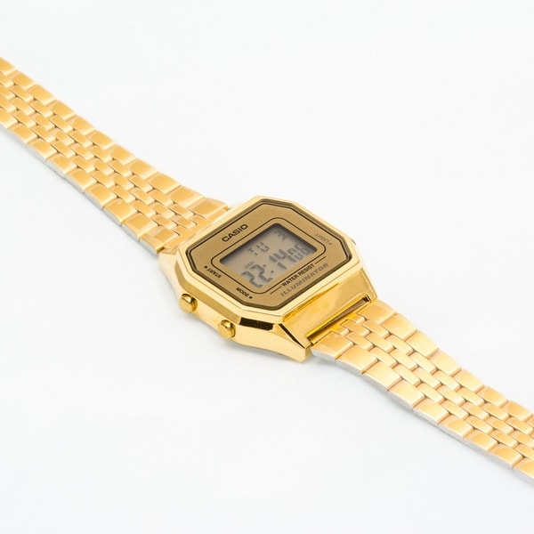 Buy Casio Golden Stainless Steel Digital for Men Watch - LA-680WGA-9D in Pakistan