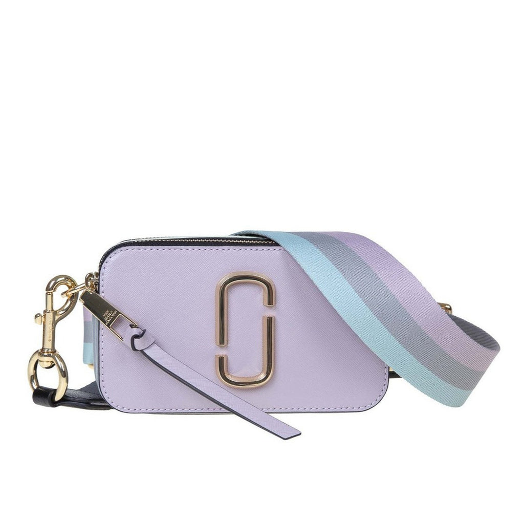 Marc Jacobs RETAIL Snapshot camera bag with dustbag Dusty Lilac multi with  modshots 