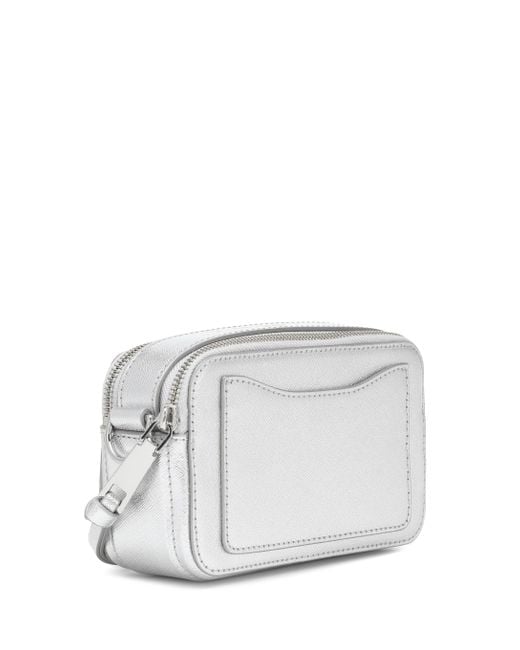 The Snapshot Small Camera Bag in Silver - Marc Jacobs