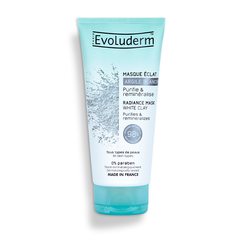 Buy Evoluderm Radiance Face Mask White Clay - 100ml in Pakistan