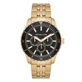 Buy Michael Kors Mens Multifunctional Gold Stainless Steel Black Dial 44mm Watch - Mk7154 in Pakistan