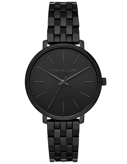 Buy Michael Kors Analog Black Dial Black Stainless Steel Strap Women's Watch-MK4455 in Pakistan