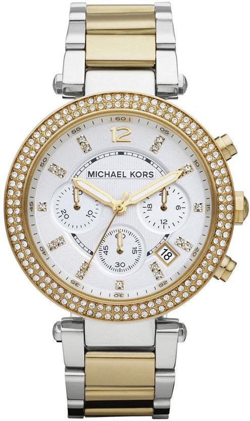 Buy Michael Kors Womens Quartz Parker White Dial Stainless Steel Two-tone Watch - Mk5626 in Pakistan