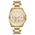 Buy Michael Kors Womens Quartz Chronograph Stainless Steel Gold Dial 40mm Watch - Mk6366 in Pakistan