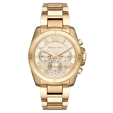 Buy Michael Kors Womens Quartz Chronograph Stainless Steel Gold Dial 40mm Watch - Mk6366 in Pakistan