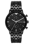 Buy Emporio Armani Mens Chronograph Quartz Stainless Steel Black Dial 38mm Watch - Ar1934 in Pakistan