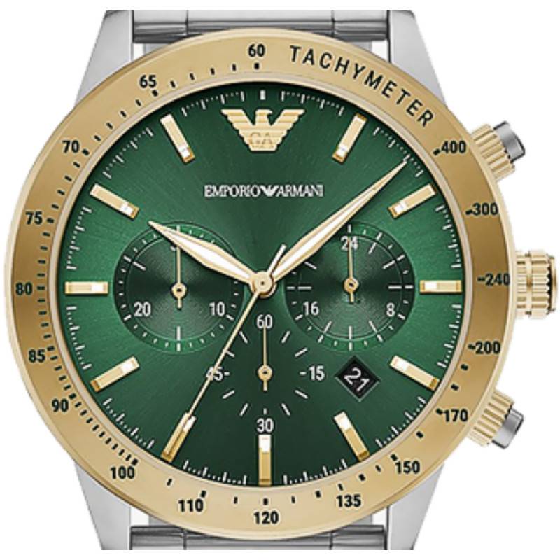 Buy Emporio Armani Men’s Quartz Stainless Steel Green Dial 43mm Watch - AR11454 in Pakistan