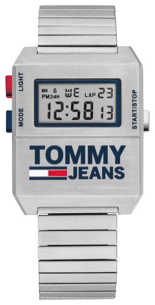 Buy Tommy Hilfiger Mens Digital Stainless Steel White Dial 32mm Watch - 1791669 in Pakistan